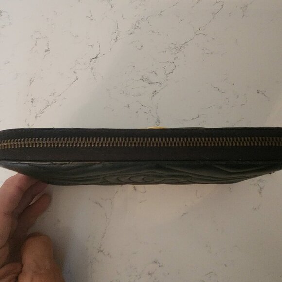 Gucci GG Marmont Zip Around Leather Wallet Black, Authentic - Picture 12 of 12